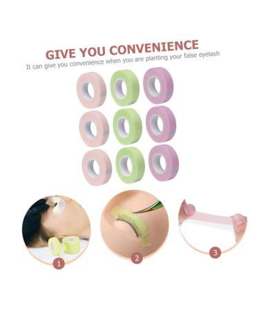 Housoutil 36 Rolls Lash Tape - Eyelash Extension DIY Tool Breathable Non-Woven Fabric Perfect for Grafting & Replacement - Buy Online on GoSupps.com