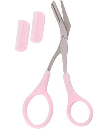 BeeSpring Women Eyebrow Trimmer Comb - Precision Eyelash Hair Scissors Cutter for Flawless Makeup - Buy Online on GoSupps.com
