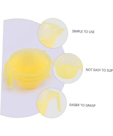3pi ces Lot De Bols De M lange Pour Coloration Cheveux Avec Poign e Lavable Et Pratique Pour Salon Coiffure Ou Usage Diy - Buy Online on GoSupps.com