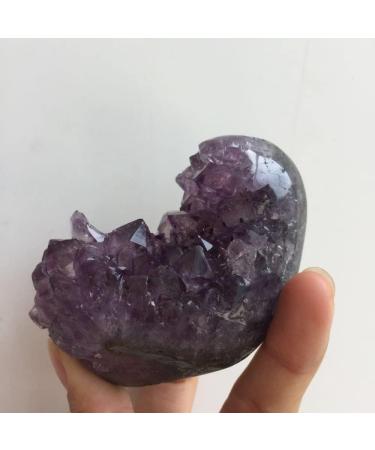 Natural Crystal Rough raw Natural Dark Purple Amethyst Quartz Crystal Gemstone Crystal Cluster Specimen Art Collection Brazil - Buy Online on GoSupps.com