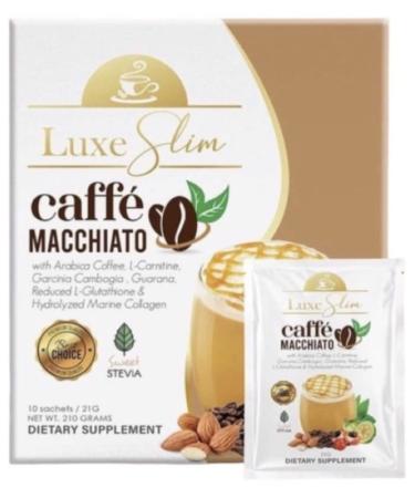 Luxe Slim Coffee Macchiato (Box of 10 Sachets)