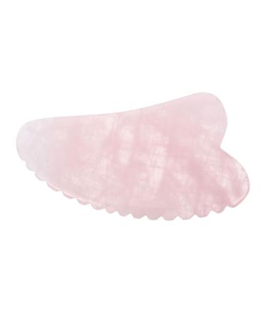 Healeved 1stk scratching board body tools flat surface scrap the massage board scraping board for face anti-aging guasha plate crystal plate scratch plate skin care pink crystal jade plate