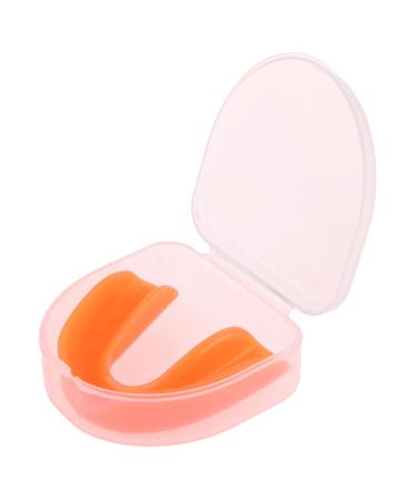 Teeth Clenching Grinding Silicone Dental Bite Sleep Aid Whitening Dental orange One Color
