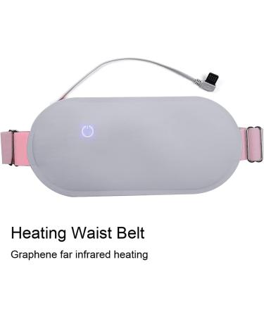 Women's Menstrual Heating Pillow for Cramps Relief | 3 Heat Levels USB-Electric Graphene Infrared Heating Belt - Buy Online on GoSupps.com