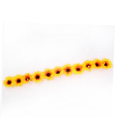 Angoily 4 Sets Hair Barrettes Hair Clip Tiara Sunflower Headband Headress Headgear Seaside Wreath Beach 1 count (Pack of 1) Yellowx2pcs - Buy Online on GoSupps.com