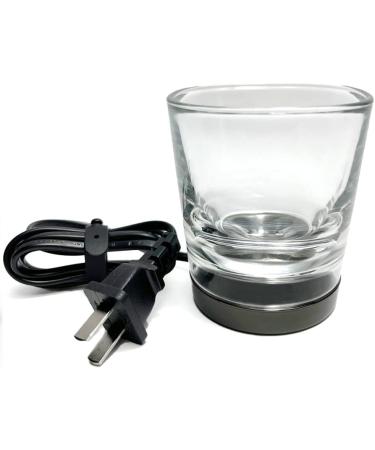 Replacement Electric Toothbrush Charger Base Charger Glass Cup CBA2001 Compatible with Philips Smart 9300 9500 9700 Series Replacement Soni Care Charger for HX9901 HX9903 HX9924 HX9954 HX9957 HX9984 Black