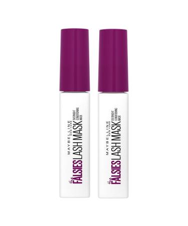 Maybelline Lot de 2 masques pour cils de nuit 10 ml