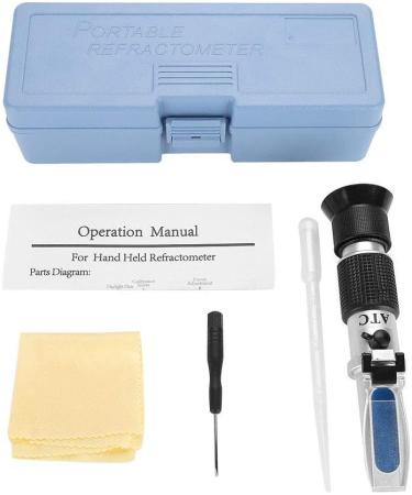 BOWONG Salinity Refractometer Automatic Temperature Compensation Salt Water Tester Hydrometer 0-100ppt & 1.000-1.070 Specific Gravity ATC Refractometer for Sea Water Aquarium Tank Marine Industry - Buy Online on GoSupps.com