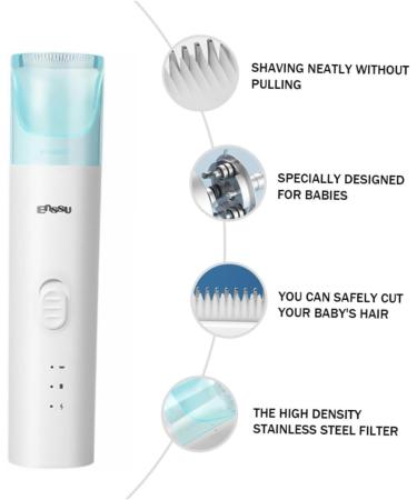ERINGOGO Hair Clipper Set - Silent Hair Trimmer & Grooming Kit for Newborns | International Shipping Available - Buy Online on GoSupps.com