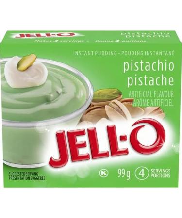 Pistachio Jell-O Instant Pudding Mix (4) Package Bundle (99g per package) - PLUS Bonus Big Maple Trivia Cards - Buy Online on GoSupps.com