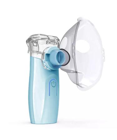 Household Nebulizer, Home Compression Nebulizer Compressed Air Nebulizers Portable Atomizer for Kids Adult Elderly Blue