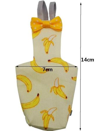 Parrot Diaper Birds Flight Suit Cute Banana Physiological Pants Small Pet Birds Flight Suit Clothes for Pigeons Cockatiel - Buy Online on GoSupps.com