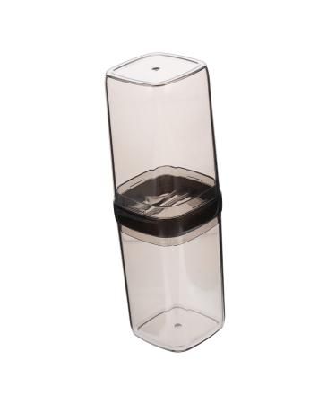 Tovinanna toothpaste toothbrush cup travel toothpaste etui travel g for g for gear -plaster cup toothpasta travel case toothbrushes outwear toothbrushes storage case gray 20.5x6cm