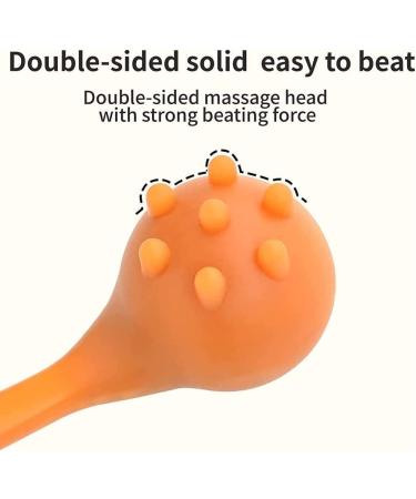 Portable Soft Silicone Massage Hammer - Flexible Fascia Device for Muscle Relaxation & Anti-Cellulite - Perfect for Back Legs & Body - Buy Online on GoSupps.com