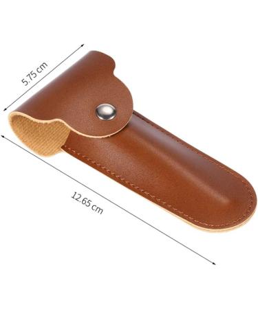Travel Holder for Double Edge Safety Razor - Aflytep PU Leather Bag for Men & Women - Buy Online on GoSupps.com