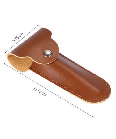 Travel Holder for Double Safety Razor | Pmandgk PU Leather Case for International Shipping - Buy Online on GoSupps.com