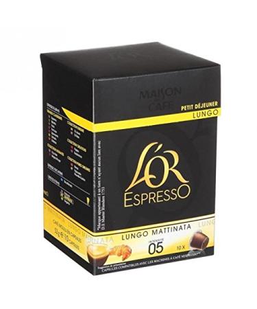 L'Or Espresso L'OR ESPRESSO Lungo Mattinata 10 Capsules 52g