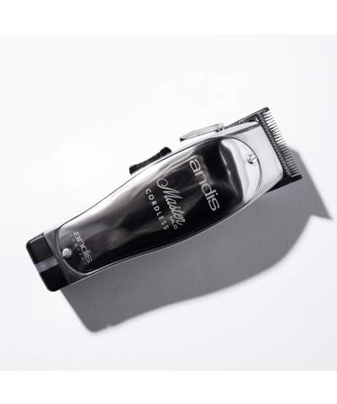 Andis 12470 Professional Master Trimmer - Corded/Cordless Adjustable Blade Clipper for Hair & Beard, Chrome/Silver - 5pc Set - Buy Online on GoSupps.com