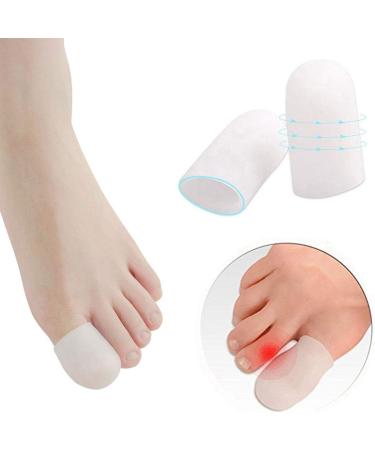JIAHAO Silicone Gel Big Toe Cap Protector (1 Pair) - Foot Pain Relief & Toe Nail Protection - Prevent Friction Injuries, Bunions, Blisters, Corns & Calluses - Ingrown Toe Nails - Foot Care Solution - Buy Online on GoSupps.com