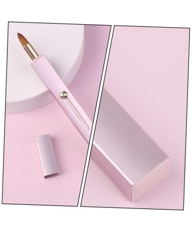 Buy Housoutil Dual-Purpose Lip & Concealer Brush - Mini Telescopic Makeup Brush for Lipsticks & Gloss - Pink Cosmetic Tool - Buy Online on GoSupps.com