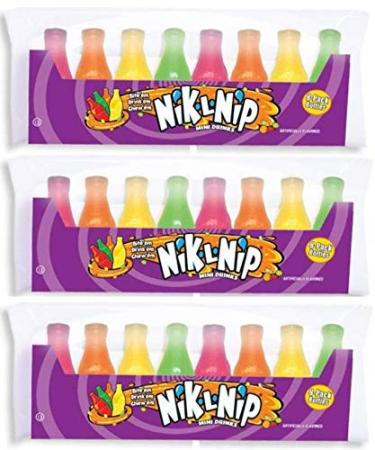 Nik-L-Nip Mini Drinks Candy, 8 Count, Pack of 3 8 Count (Pack of 3)