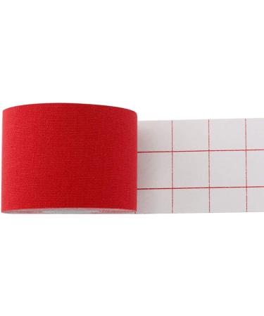 Elastic Muscle Tape for Rock Climbing & Swimming - Low Sensitivity Acrylic Strain Tape (Red) - International Shipping Available - Buy Online on GoSupps.com