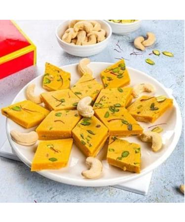 Festival Special Premium (Kesar Kaju katli 250g) Delicious Indian Traditional Sweets To Sweeten Up Your Celebration Best Gift For All Occasions Marriage Diwali Holi Raksha Bandhan Sold By Kidzbuzz - Buy Online on GoSupps.com