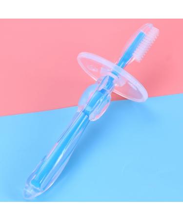 4-Piece Silicone Children's Toothbrush Set | Infant Training Brush & Toy | Earth Tones - Safe & Fun for Teething Babies - Buy Online on GoSupps.com