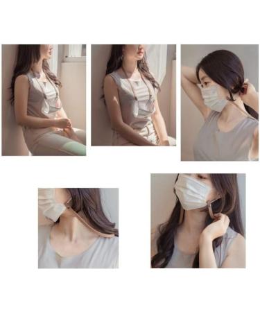 HUIZorbit Adjustable Mask Lanyard Kids Adults Ear Protection Mask Strap Holder with Buttons (6PCS-Dark Yellow) - Buy Online on GoSupps.com