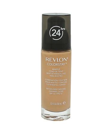 Revlon – Colo PWD Makeup Refrigerator/Oily Skin with Pump 360 Golden Caramel