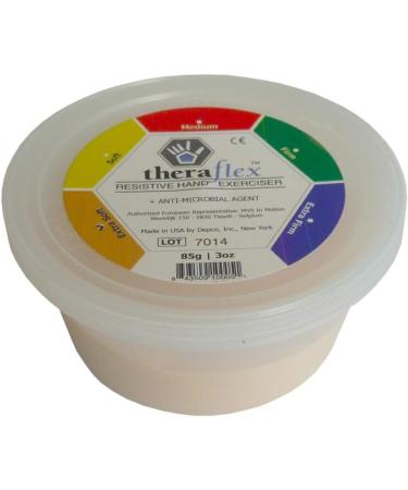 Theraflex Antimicrobial Hand Therapy Putty 85g Beige - Extra Soft - Buy Online on GoSupps.com