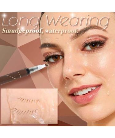 3PCS Double Tip Lower Lash Eyeliner Double Tip Lower Eyelash Pencil Waterproof Anti-Smudge Lashes Pencil Natural Lower Eyelashes Pen Super Slim Eye Liner (Light Brown) - Buy Online on GoSupps.com
