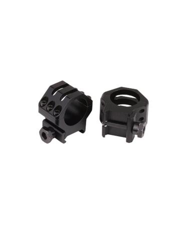 WEAVER 30mm Six Hole Tactical High Rings (Matte Black)