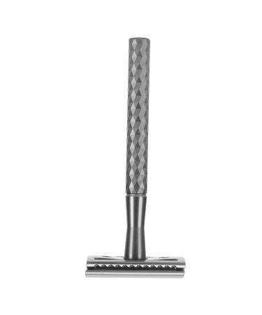 Men's Safety Bar Shaver - Short Handle Double Edge Manual Beard Cutter for Smooth Wet Shaving - Ideal for Men & Women - Buy Online on GoSupps.com