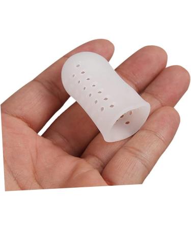 BESPORTBLE Silicone Gel High Heel Protectors - 6 Pairs/12pcs Toe Caps for Running & Protection Tools - White 4.5X2.1 cm - Buy Online on GoSupps.com