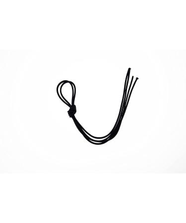 Extra Strong Black 5mm Elastic Hair Ties for Medium to Extra Thick Hair - 39 Inch Long String Bands (Pack of 2) - Buy Online on GoSupps.com