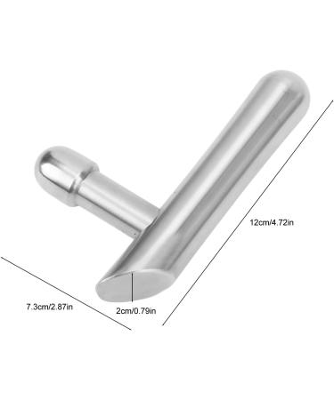 Stainless Steel Trigger Point Massager - T-Bar Deep Tissue Massager for Back Shoulder Leg & Arm Relief | International Shipping - Buy Online on GoSupps.com
