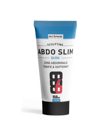 Abdos Slim SLIMMING CREAM - Tones Sculpts the Stomach - Can Be Used on Other Areas to Refine: Thighs Arms Hips - Eric Favre French Laboratory