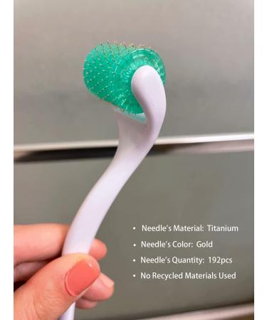 9Oine Derma Roller - 192 Titanium Microneedling Roller for Face Body Beard Hair Growth - Skin Care Facial Roller for Women and Beard Growth - Men's Gift #0.5 - Buy Online on GoSupps.com