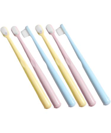 Buy Minkissy Children's Ergonomic Toothbrush - Soft Bristles Portable Travel Toothbrush for Toddlers & Adults - 1 Pack 2 Colors - Buy Online on GoSupps.com