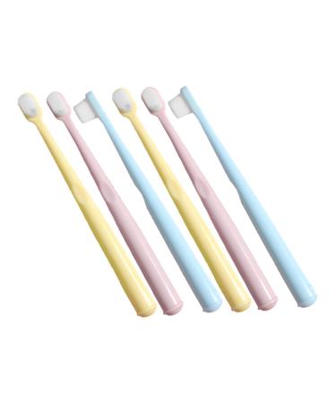 Collbath 6st children's toothbrush tooth cleaning tools toothbrushes for adult manual toothbrush hand toothbrush travel toothbrush toddler pp toothbrush set small head