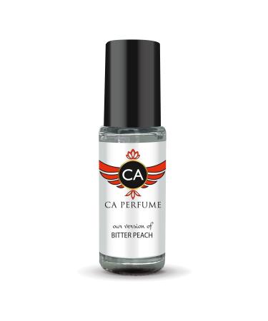 CA Perfume Impression of Tom F Bitter Peach For Women & Men Replica Fragrance Body Oil Dupes Alcohol-Free Essential Aromatherapy Sample Travel Size Concentrated Long Lasting Roll-On 0.14 Fl Oz/4ml-X1