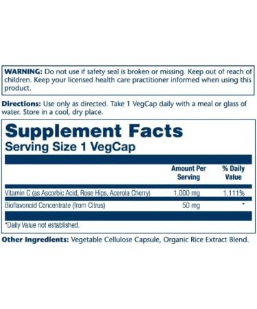Solaray Vitamin C with Rose Hips Acerola & Bioflavonoids | 1000mg | Supports Immune Function & Healthier Skin Hair Nails | Non-GMO | Vegan | 100 Ct (Pack of 6) Cherry 100 count (Pack of 1) - Buy Online on GoSupps.com