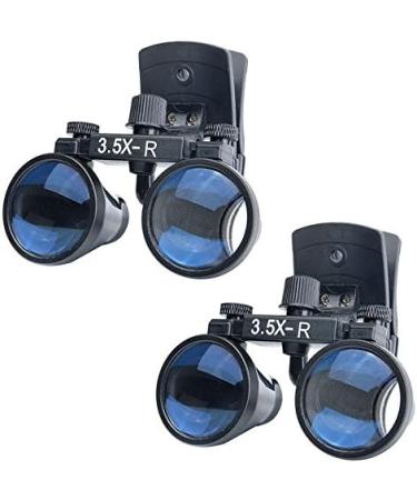 MKDental 3.5x Surgical Medical Binocular Clip Loupes for Regular Glasses - Optimal 280-380mm Working Distance | International Shipping Available - Buy Online on GoSupps.com