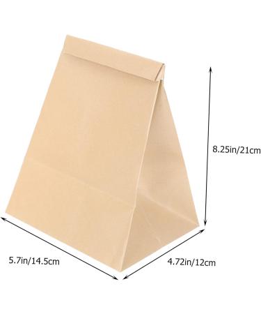 FRCOLOR 50 Pcs Outdoor Vomit Bags - Self Sealing Brown Paper Waste Bags for Travel & Pregnant Women - Buy Online on GoSupps.com
