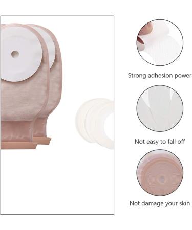 FOMIYES 60Pcs Stoma Bag Tape - Anti Leak Skin Barrier & Pressure Tape for Ostomy Care | International Shipping Available - Buy Online on GoSupps.com