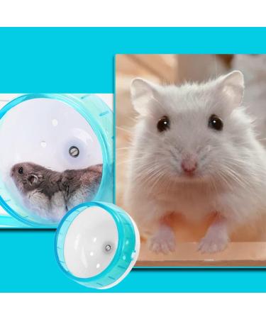 Silent Hamster Wheel Small Animal Activity Toy Pets Running Sports Exercise Wheel for Small Animal Hamster 12cm in Diameter - Buy Online on GoSupps.com