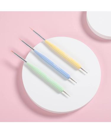 TEOYALL Nail Art Brushes Set - Builder Gel, Dotting Tools, Fine Liner - Buy Online on GoSupps.com