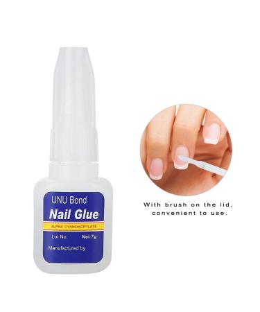 Premium 7g Nail Glue - Professional DIY Nail Polish Adhesive for Art Foil & Rhinestones - International Shipping - Buy Online on GoSupps.com