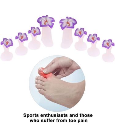 Silicone Flower Toe Separator Spacers - 16-Piece Set for Nail Art & Pedicures - Buy Online on GoSupps.com